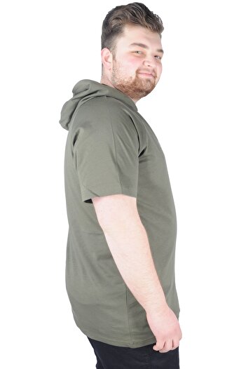 ModeXL Mode Xl Великий розмір Футболка з капюшоном Sky Is Limit 22118 Хакі