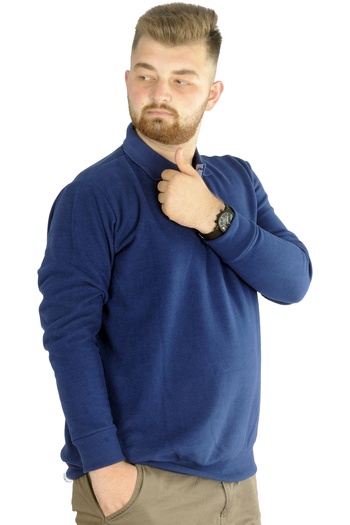 ModeXL Ανδρικό φούτερ Mode Xl Polo Vnz Selanik 20440 Indigo