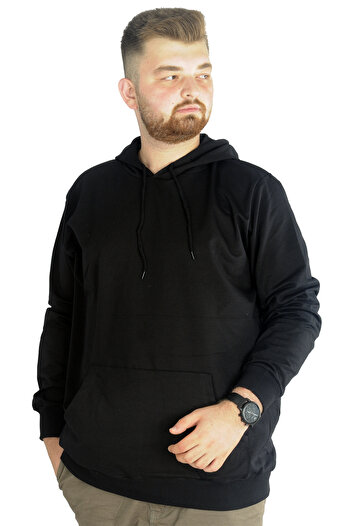 ModeXL Mode Xl Large Size Tracksuit Top 2ip Basic 20569 Black