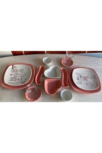 Keramika 14 Piece Sweet Dream Breakfast Set