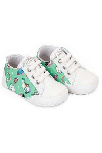 Baby Pattini Newborn Baby Booties, Ilkadım Home Booties, Anti-Sweat Cotton Lined Sports Booties