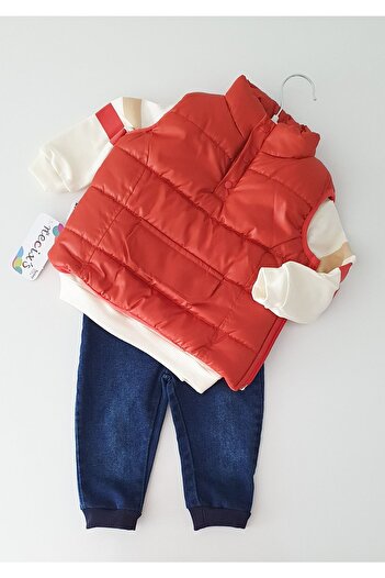 Necix's 3-Piece Baby Set with Closed Front Inflatable Vest