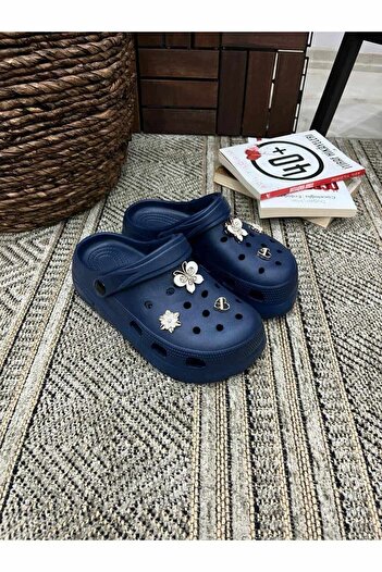 Behtah Kundura Kross Model - Stylish Stone Detailed, Soft Thick Sole Casual Slippers, for Beach, Pool and Garden