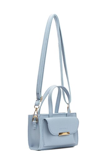 Adelina Bags Mini geantă de mână și de umăr pentru femei cu husă albastră