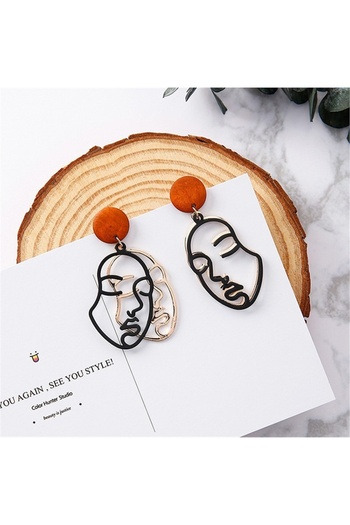 So Much Accesories So-much Women's 3D Silhouette Earrings-7