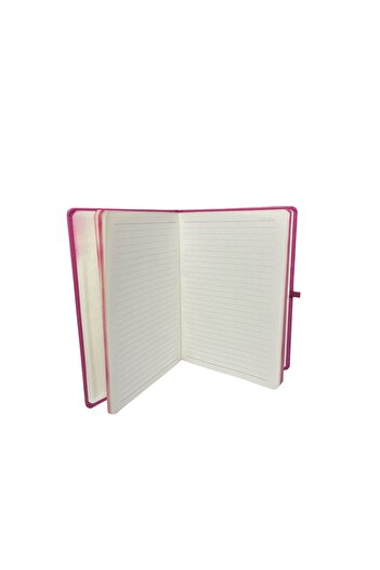 Kerem ofis Striped Thermo Leather Notebook - 15x21 Edge, Elastic Undated Agenda