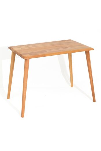 Fawdecor Dikdörtgen Masif Doğal Tekli, 2'li, 3'lü Zigon Sehpa Set, Modern Masif Yan Sehpa