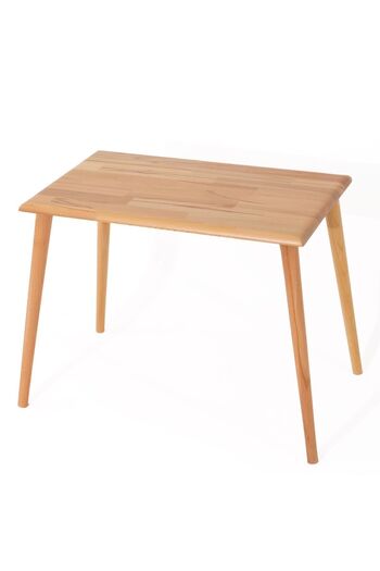 Fawdecor Dikdörtgen Masif Doğal Tekli, 2'li, 3'lü Zigon Sehpa Set, Modern Masif Yan Sehpa