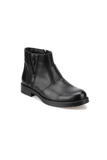 Polaris Men's Black 5 Point Fur Lined Side Zipper Cold Resistant Boots