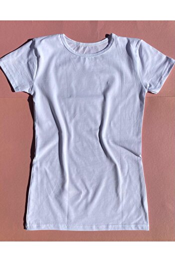 VicTroy Black and White Non-Showing Cotton Lycra Women's Summer T-shirt - 2 PCS