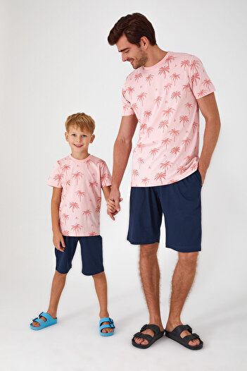 ROLY POLY Rolypoly Men's Pink Bermuda Suit