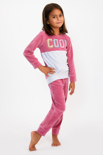 ROLY POLY Rolypoly Cool Velvet Tracksuit Set - Violet Girl