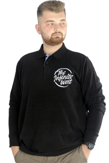 ModeXL Mode Xl Чоловічий світшот Polo Selanik Infinite 22441 Чорний