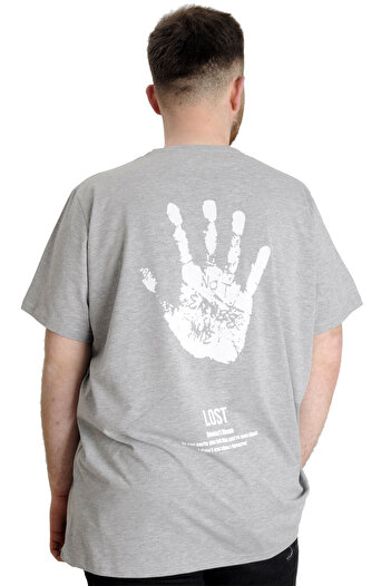 ModeXL Mode Xl Великий розмір Чоловіча футболка Lost 23129 Grimelanj