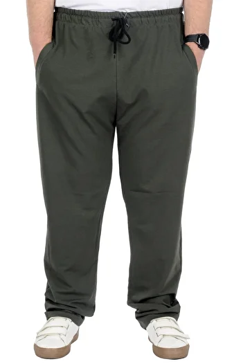 ModeXL Mode XL - Ανδρικό φούτερ χακί μεγάλου μεγέθους Classic 2 IP 11100