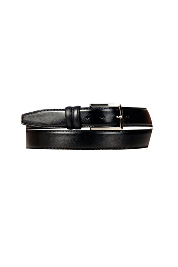 ModeXL Mode Xl Men's Belt 3.5cm Leather Super 4086 Black