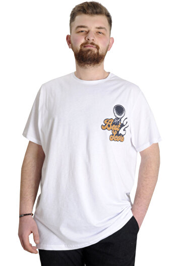 ModeXL Mode Xl Large Size Men's T-shirt Best Score 23134 White