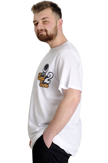 ModeXL Mode Xl Large Size Men's T-shirt Best Score 23134 White