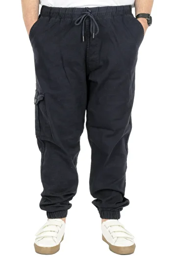 ModeXL Mode Xl Великий розмір Чоловічі габардинові штани-джоггери Nature 21927 Синій