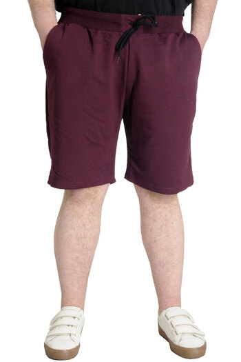 ModeXL Mode XL Large Size Men's Capri Side Pocket MULINE 20501 Plum