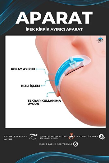 Magic Lash İpek Kirpik İşleminde Kullanılan Ayırıcı Aparat