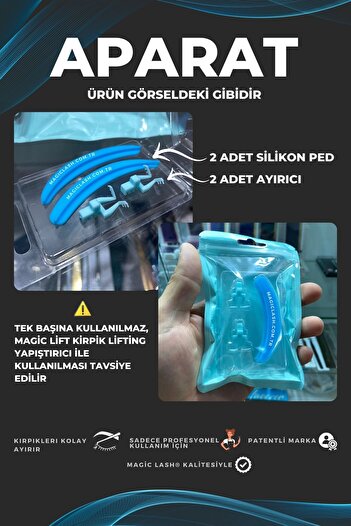 Magic Lash İpek Kirpik İşleminde Kullanılan Ayırıcı Aparat