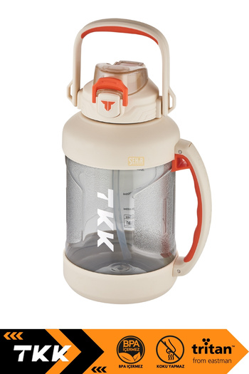 Vagonlife Tkk 2000ml - Mega Size New Collection Hanging Tritan Water Bottle Use Without Straw