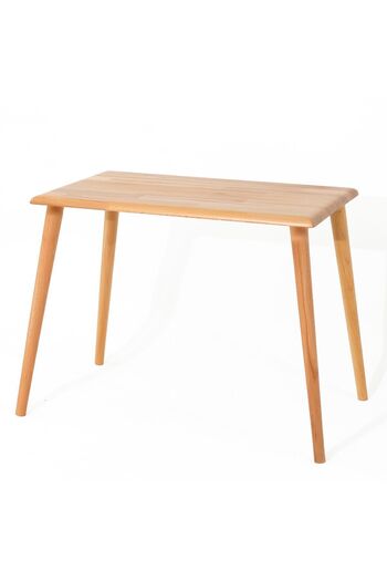 Fawdecor Dikdörtgen Masif Doğal Tekli, 2'li, 3'lü Zigon Sehpa Set, Modern Masif Yan Sehpa