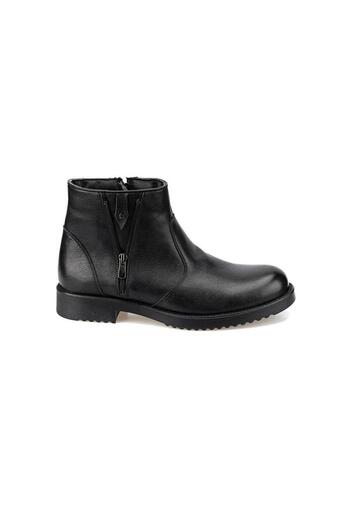 Polaris Men's Black 5 Point Fur Lined Side Zipper Cold Resistant Boots