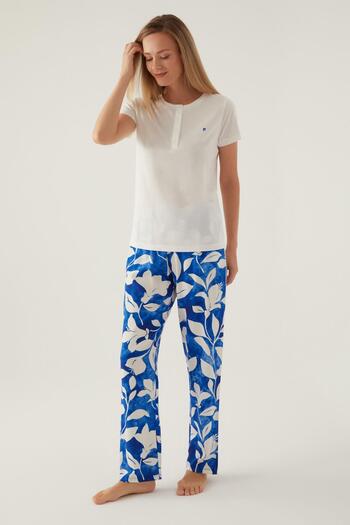 Pierre Cardin 8834 Arm Women's Short Sleeve Pajamas Set