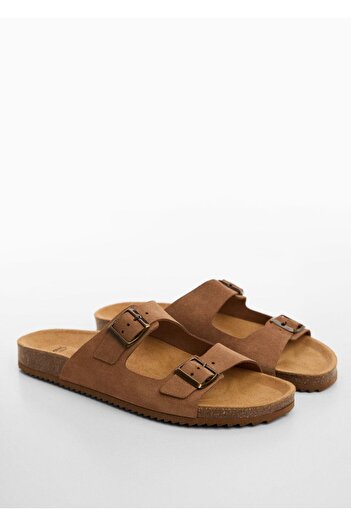 Mango Teen Gray Sandals for Kids