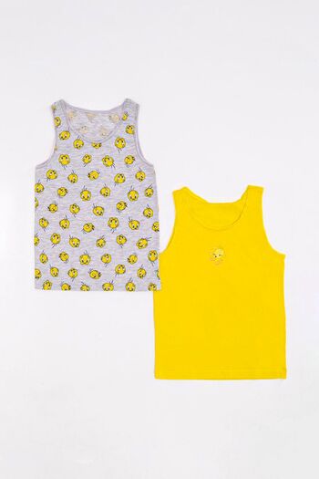 TWEETY Girl's Licensed Thick Strap 2-Piece Athlete Set