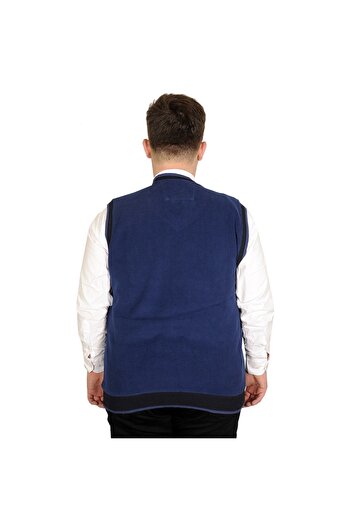 ModeXL Mode Xl Великий розмір Чоловічий светр Vanize Selanik 20547 Indigo