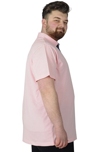 ModeXL Mode Xl Large Size T-shirt Polo 08 Meeting 22329 Salmon