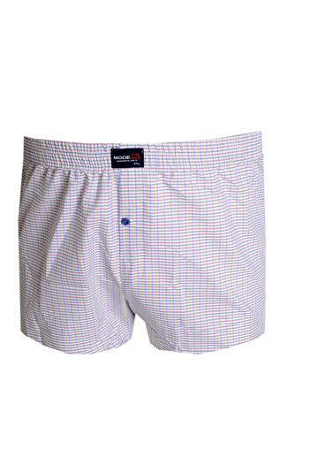 ModeXL Mode Xl Large Size Men's Boxers Patterned Poplin 6348 Mustard