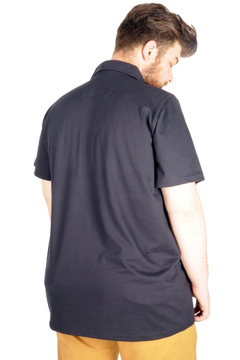 ModeXL Mode Xl Великий розмір Футболка Поло з кишенями Lycra Pike Md 20554 Синій