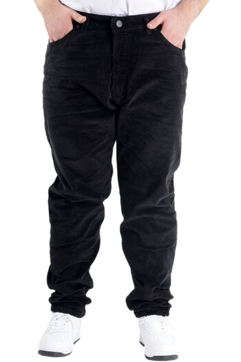 ModeXL Mode XL Plus Size Men's Velvet Pants 23920 Black