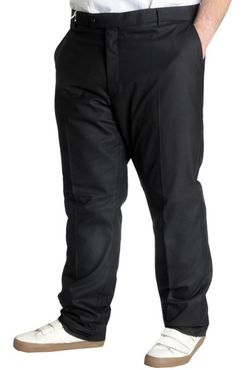ModeXL Mode Xl Large Size Men's Fabric Trousers Superior 21024 Black