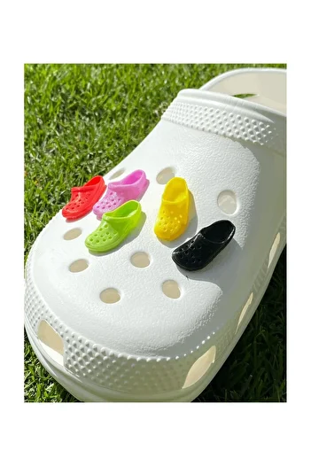 CosmosCraft Mini Colorful Jibbits Slipper Ornament 10 Piece Set, Plastic