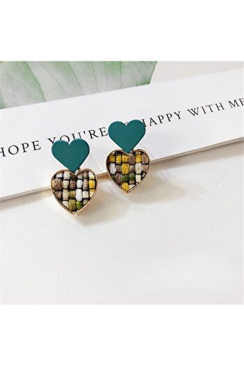 So Much Accesories So-much Women's Design Soft Colors Heart Earrings