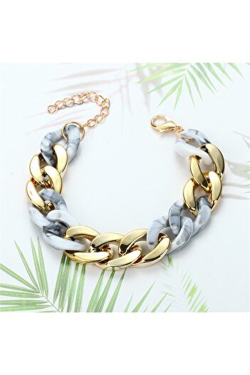 So Much Accesories So-Much 2022 Season Women's Thick Style Chain Bracelet-2
