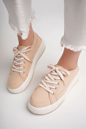 pasyone Casual Beige Women's Sneakers