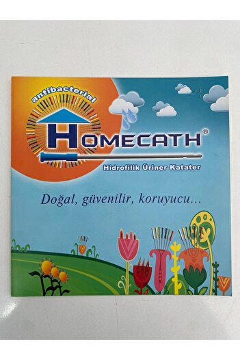 Homecath 14-40 Tak Sonda Hidrofilik Kateter Kendinden Kayganlaştırıcılı Jelli Sonda 30 Adet