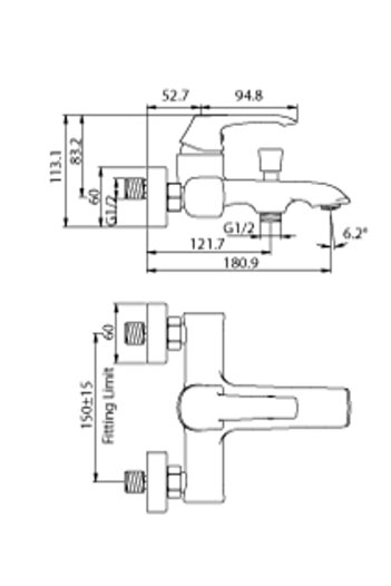Creavit Bt.Ag2500 Avant-Garde Bathroom Fixture