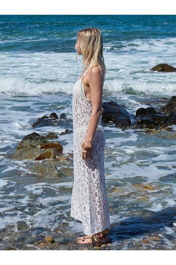 Juste Studio Strappy Ecru Lace Dress