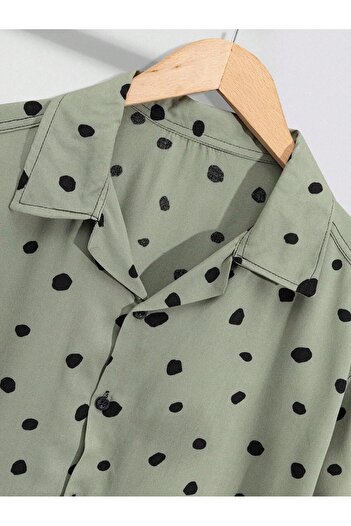 YNGMENCLASS COTTON TEXTURED PRINTED VISCOSE SHORTS SHIRT SET