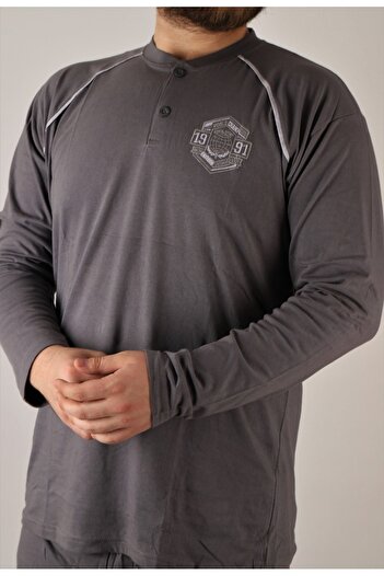 ŞİPKA 100% COTTON SUPERIOR MEN'S PLUS SIZE PAJAMA SET 915