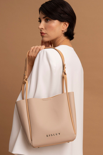Sisley Nude Colored Women's Handbag - Sly049