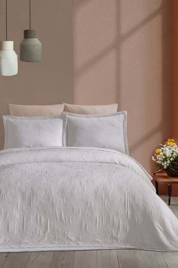 Elart Single Ecru Bedspread - Nice