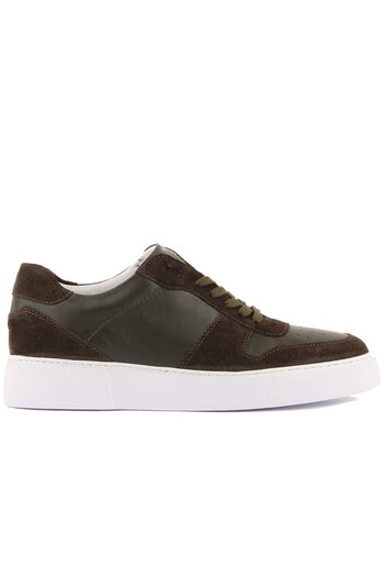 SailLakers - Khaki Suede, Leather Men's Casual Shoes 101-7042-He1065